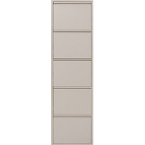 Kare Design Παπουτσοθήκη Μεταλλική Caruso 5 Μπεζ M50xΠ15xΥ173cm KA-86921