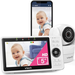 VTech VM901 Ενδοεπικοινωνία Μωρού με Κάμερα & Οθόνη 5" και Αμφίδρομη Ομιλία