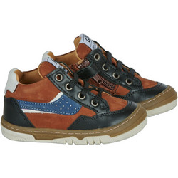 GBB Παιδικά Sneakers Μποτάκια Καφέ Μαύρα AM263-14