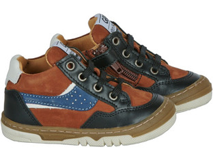 GBB Παιδικά Sneakers Μποτάκια Καφέ Μαύρα AM263-14