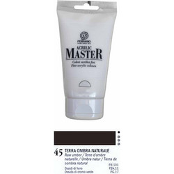 Ferrario Master 45 Raw Umber Ακρυλικό Χρώμα Ζωγραφικής 120ml
