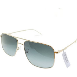 Moritz MZ11602 MJ08 Ανδρικά Γυαλιά Ηλίου Τετράγωνα Μεταλλικά Χρυσά με Μπλε Φακό