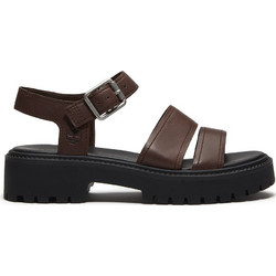 Timberland Δερμάτινα Γυναικεία Σανδάλια Σοκολατί TB0A2EJMW011