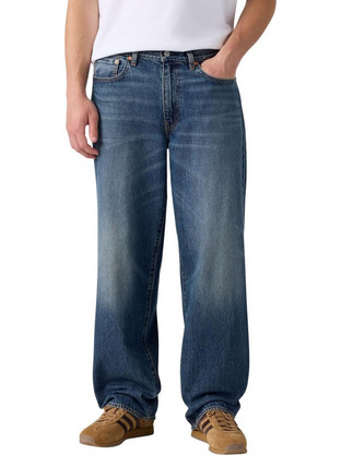 Levi's 578 Ανδρικό Τζιν Παντελόνι Κανονική Εφαρμογή Navy Μπλε A4750-0128