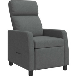 vidaXL Πολυθρόνα Relax Ανακλινόμενη Ανθρακί 42035078