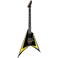ESP Alexi Laiho Arrowhead Ηλεκτρική Κιθάρα V Style με Μαγνήτες H & Ταστιέρα Ebony Black Yellow