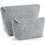 BagBase BG724 Γυναικείο Νεσεσέρ 16x6x12.5cm Γκρι