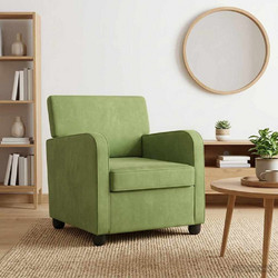 vidaXL Πολυθρόνα Βελούδινη Lime 42043415