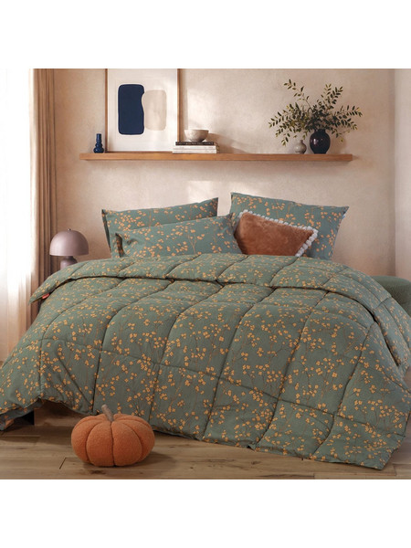 Nef-Nef Πάπλωμα Υπέρδιπλο 220x240 Floriva Green