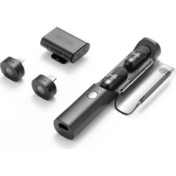 BOYA Magic-02 (2 Tx + 3 Rx) Σετ 2 Δυναμικά Μικρόφωνα Πέτου USB / 3.5mm / Lightning