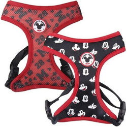 Cerda Disney Mickey Mouse Σαμαράκι Σκύλου Γιλέκο Κόκκινο Μαύρο S / M