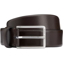 Hugo Boss Erman Ανδρική Ζώνη Δερμάτινη Σοκολατί 50491834-205