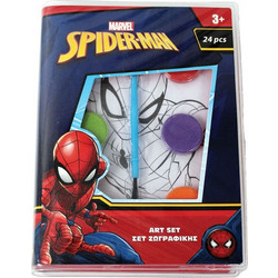 Gim Spiderman Σετ Ζωγραφικής 24τμχ