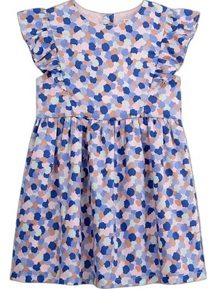 Dpam Blue Mosaic Παιδικό Φόρεμα Floral Λιλά Royal Blue BASOFROB1