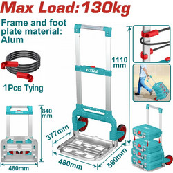 Total THWB61201 Καρότσι Μεταφοράς έως 130kg