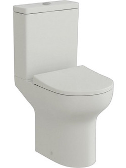 Inter Ceramic Esai Λεκάνη Τουαλέτας Δαπέδου Πίσω Σιφώνι με Καζανάκι & Κάλυμμα Slim Λευκή 6988354270628