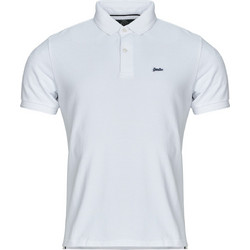 Superdry D1 Stud Essential Jersey Ανδρική Αθλητική Μπλούζα Polo Λευκή M1110452A-01C