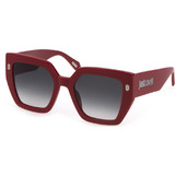 Just Cavalli SJC021-5302GH Γυναικεία Γυαλιά Ηλίου Πεταλούδα Κοκάλινα Κόκκινο με Μαύρο Φακό