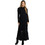 Funky Buddha Midi Βραδινό Φόρεμα με Δαντέλα Μαύρο FBL014-111-13