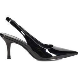 Migato Γόβες Slingback Λουστρίνι με Τακούνι Στιλέτο Μαύρες 100050610-014