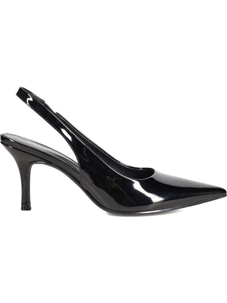 Migato Γόβες Slingback Λουστρίνι με Τακούνι Στιλέτο Μαύρες 100050610-014