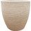 Plastona Nemesis Rock Γλάστρα Στρογγυλή Πλαστική Εκρού 60x60cm 030.NEMESIS60RC