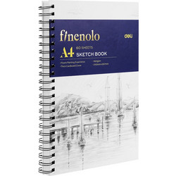 Deli Finenolo Μπλοκ Σχεδίου A4 160gr/m² 60 Φύλλα