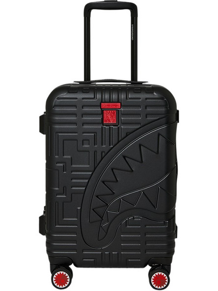Sprayground Frank Lloyd Wright CL345 Βαλίτσα Καμπίνας 54.6x34.9x22cm με 4 Ρόδες Μαύρη