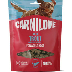Carnilove Adult Soft Snack with Trout & Dill 200gr