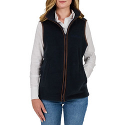 Castellani Γυναικεία Ζακέτα Fleece Μακριά με Φερμουάρ Navy Μπλε CST22-00003-800
