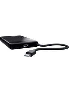 Trust 25880 Power Bank 10000mAh 20W με Ενσωματωμένο Καλώδιο USB-C Black