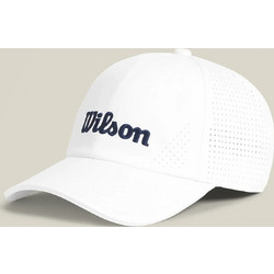 Wilson Ανδρικό Καπέλο Jockey Υφασμάτινο Λευκό WU00135511-WTA