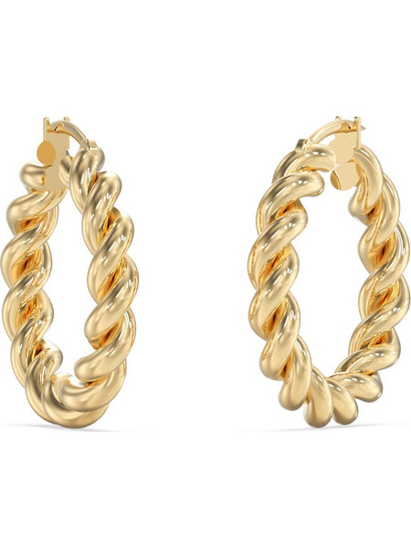 Guess Madison Γυναικεία Σκουλαρίκια Κρίκοι από Ατσάλι Xρυσά UBE06428JWYGT