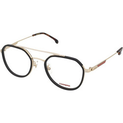 Carrera CA1111/G J5G Γυναικείος Σκελετός Γυαλιών Οράσεως Μεταλλικός Χρυσός Μαύρος