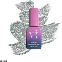 Mixcoco VI PRO-1419 Glitter Ημιμόνιμο Βερνίκι Νυχιών 15ml