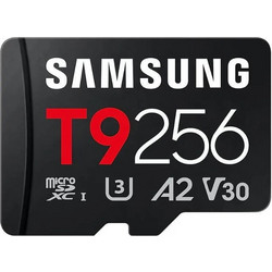 Samsung T9 microSDXC 256GB U3 V30 UHS-I A2 200MB/s + Adapter