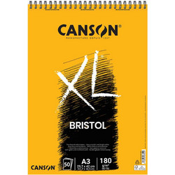 Canson XL Μπλοκ Σχεδίου A3 Bristol 180gr/m² 50 Φύλλα