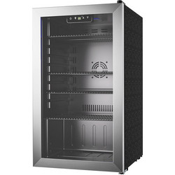 Euhomy BR001-110SI Ψυγείο Mini Bar 90lt Υ80xΠ44xΒ48cm Μαύρο