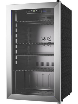 Euhomy BR001-110SI Ψυγείο Mini Bar 90lt Υ80xΠ44xΒ48cm Μαύρο