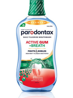 Parodontax Active Gum & Breath Στοματικό Διάλυμα για Προστασία Ούλων 500ml