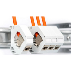 Digitus S/FTP Cat.7 Καλώδιο Δικτύου Ethernet 1000m Orange DK-1745-VH-10
