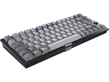 Cherry KW 300 Ασύρματο Μηχανικό Gaming Πληκτρολόγιο TenKeyLess με Cherry MX2A Brown Διακόπτες RGB Grey