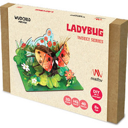 Wudorld Artistic Ξύλινη Κατασκευή Ladybug