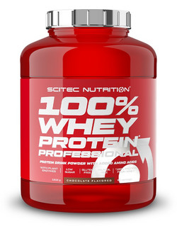 Scitec Nutrition 100% Whey Professional Chocolate Πρωτεΐνη Ορού Γάλακτος Γράμμωσης Χωρίς Γλουτένη 1.81kg