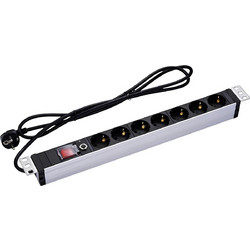 Value 19.99.1633-10 Πολύπριζο για Καμπίνες Rack 1U 19"