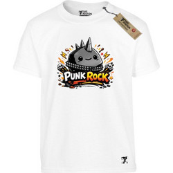 Takeposition Punk Rock Παιδικό T-Shirt Κοντομάνικο Λευκό 806-1650