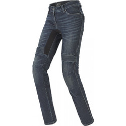 Spidi Furious Pro Γυναικείο Παντελόνι Μηχανής Cordura Jean Καλοκαιρινό Μπλε Μαύρο