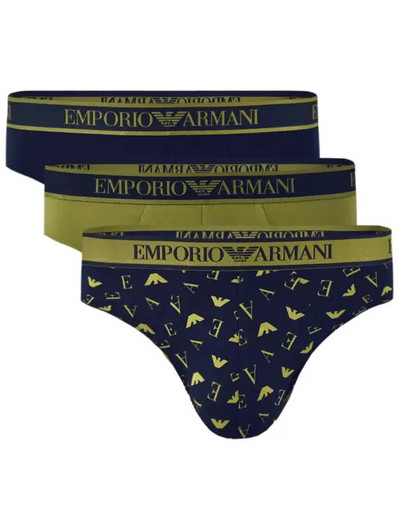 Emporio Armani Ανδρικά Σλιπ Βαμβακερά 3Pack EM000258AF25019-MB242