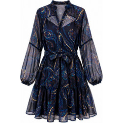 Toi & Moi Mini Φόρεμα για Γάμο / Βάπτιση Σεμιζιέ Navy Μπλε 50-6963-226