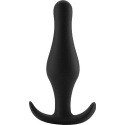 Shots Buttplug With Handle Medium Πρωκτική Σφήνα 13cm Μαύρη